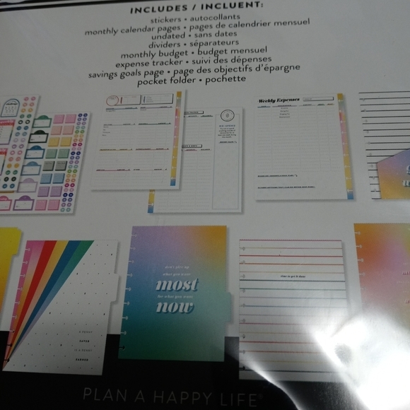 Happy Planner Budget Calendar Extension New - Picture 7 of 11